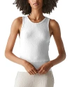 Michael Stars Kira Crinkle Tank In White