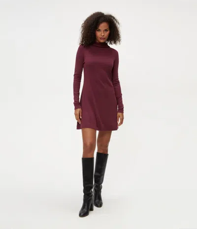 Michael Stars Kit Mini Dress In Beetroot