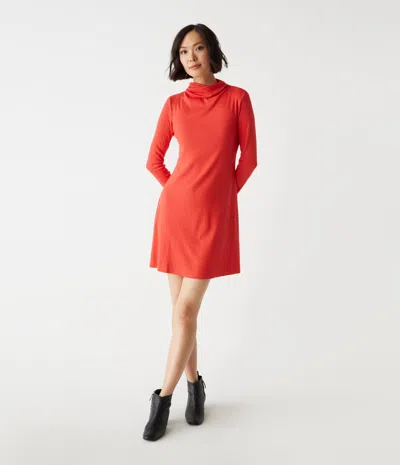 Michael Stars Kit Mini Dress In Cherry