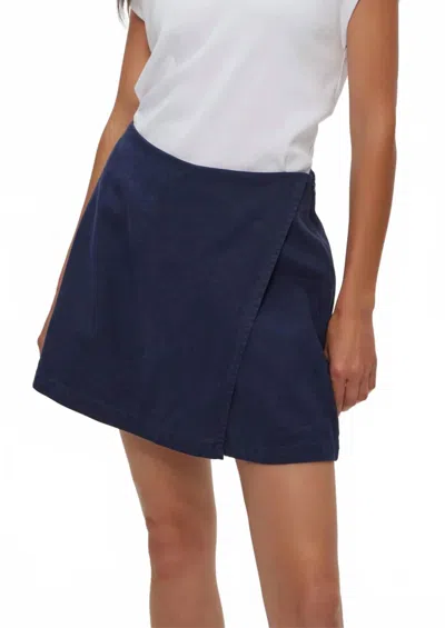Michael Stars Klue Mini Skort In Nocturnal In Blue