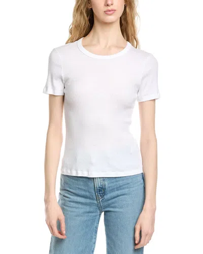 Michael Stars Lani Crewneck T-shirt In White