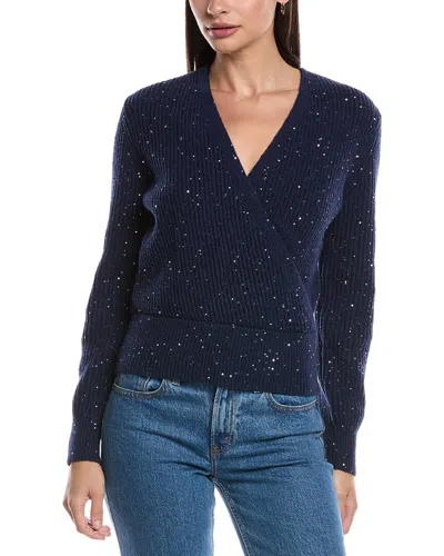 MICHAEL STARS LAUREL SURPLICE SWEATER