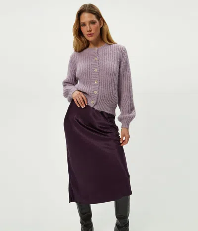 Michael Stars Leila Bias Midi Skirt In Brown