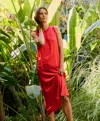 Michael Stars Leila Bias Midi Skirt In Lava