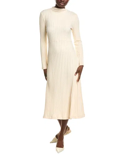 Michael Stars Lenox Mock Neck Midi Dress In Neutral