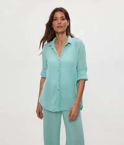 Michael Stars Leo Gauze Button Down Shirt