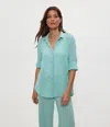 Michael Stars Leo Gauze Button Down Shirt