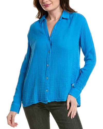 Michael Stars Leo Shirt In Blue