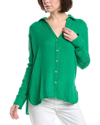Michael Stars Leo Shirt In Green