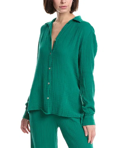 Michael Stars Leo Shirt In Green