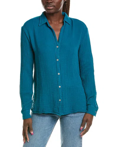Michael Stars Leo Shirt In Green