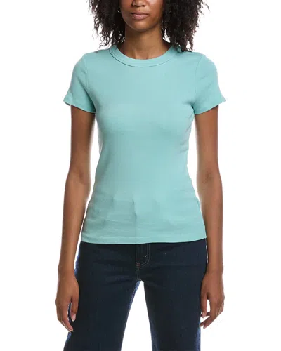 Michael Stars Lexy Band Crewneck T-shirt In Blue