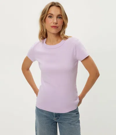 Michael Stars Lexy Tee In Pink