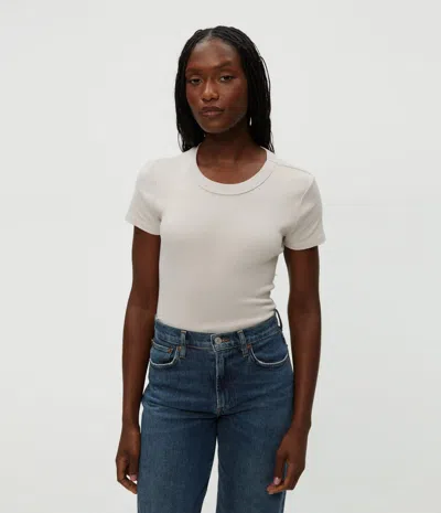 Michael Stars Lexy Tee In Cement