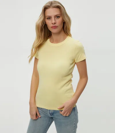 Michael Stars Lexy Tee In Lemonade