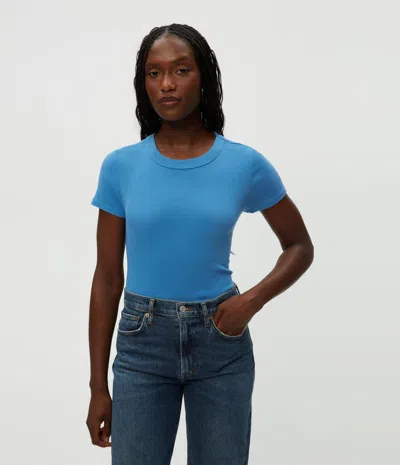 Michael Stars Lexy Tee In Ocean