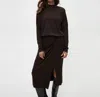Michael Stars Lila Blouson Midi Dress In Java In Multi