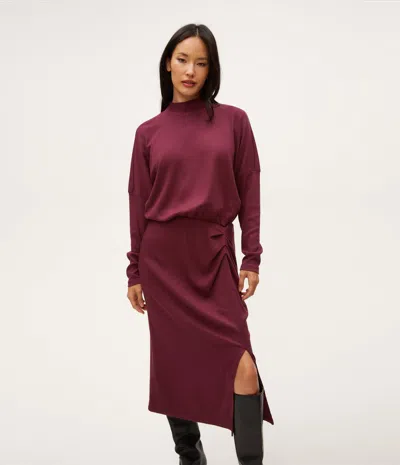 Michael Stars Lila Midi Dress In Beetroot
