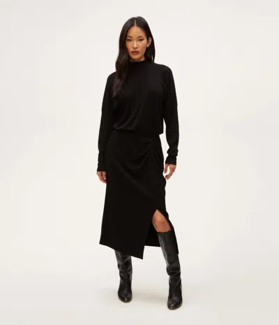 Michael Stars Lila Midi Dress In Black