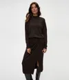 Michael Stars Lila Blouson Midi Dress In Java In Java
