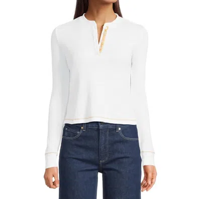 Michael Stars Lina Henley Tee In White