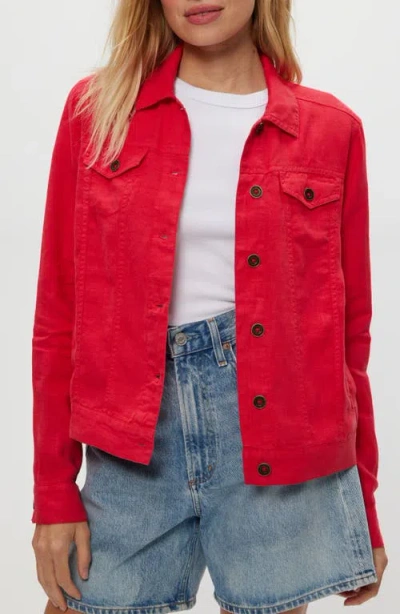 MICHAEL STARS MICHAEL STARS LINEN DENIM JACKET