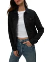 Michael Stars Jean Linen Jacket In Black