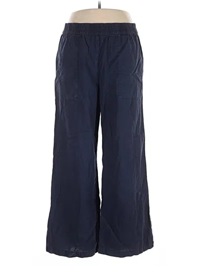 Pre-owned Michael Stars Linen Pants In Blue