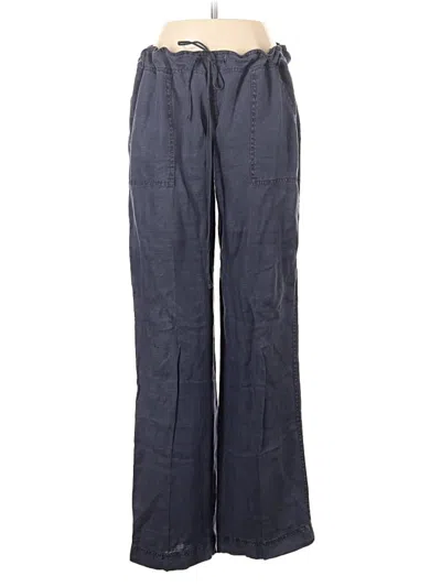 Pre-owned Michael Stars Linen Pants In Blue