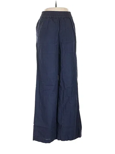 Pre-owned Michael Stars Linen Pants In Blue