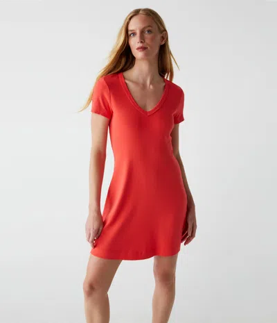 Michael Stars Liza Mini Swing Dress In Spritz