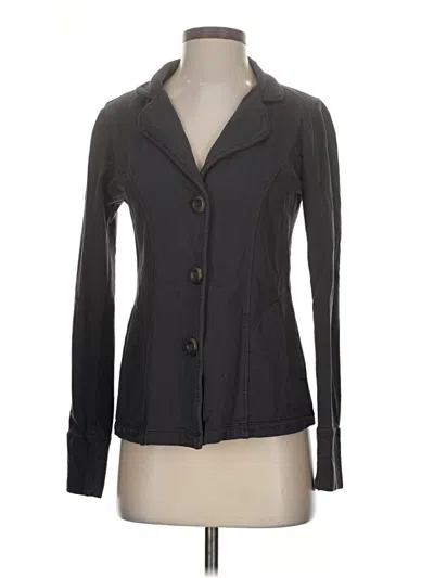 Pre-owned Michael Stars Long Sleeve Blouse In Gray