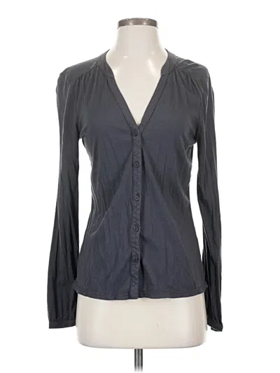 Pre-owned Michael Stars Long Sleeve Blouse In Gray