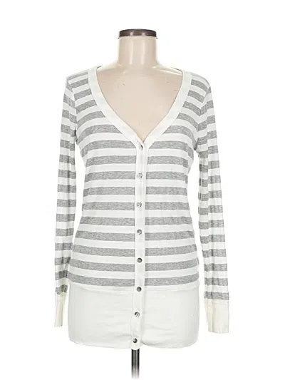 Pre-owned Michael Stars Long Sleeve Henley Shirt In Gray