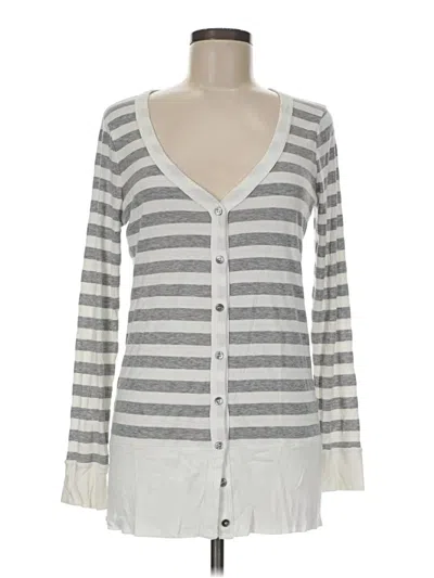 Pre-owned Michael Stars Long Sleeve Henley Shirt In Gray