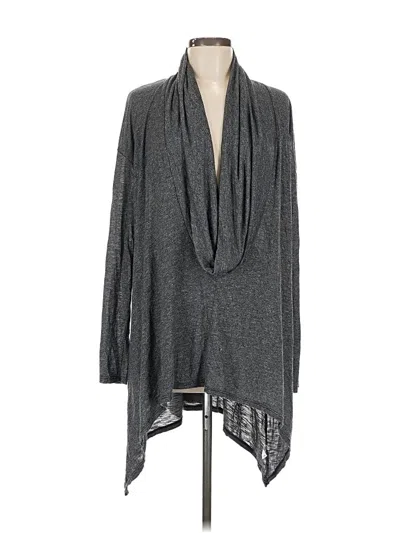 Pre-owned Michael Stars Long Sleeve T-shirt In Gray