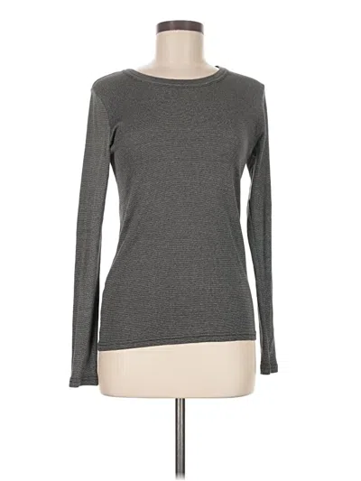 Pre-owned Michael Stars Long Sleeve T-shirt In Gray