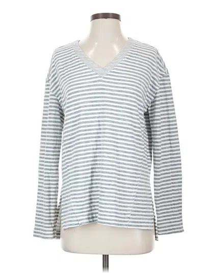 Pre-owned Michael Stars Long Sleeve T-shirt In Gray