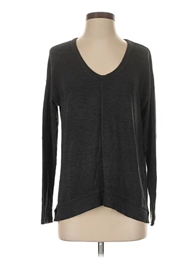 Pre-owned Michael Stars Long Sleeve T-shirt In Gray