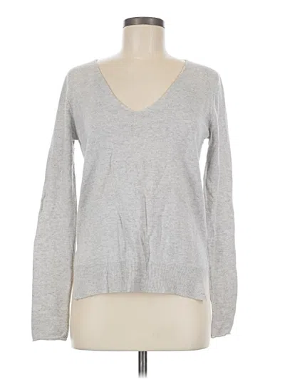 Pre-owned Michael Stars Long Sleeve T-shirt In Gray