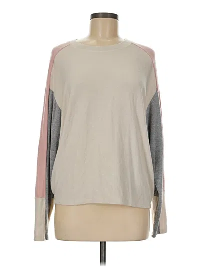 Pre-owned Michael Stars Long Sleeve T-shirt In Gray