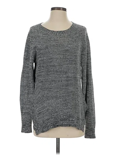 Pre-owned Michael Stars Long Sleeve T-shirt In Gray