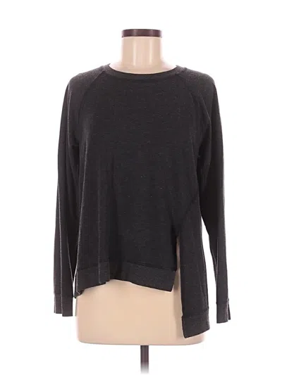Pre-owned Michael Stars Long Sleeve T-shirt In Gray
