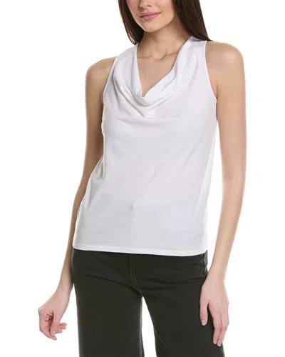 Michael Stars Loretta Drape Neck Top In White