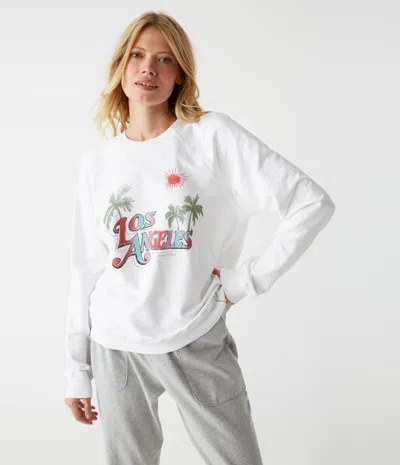 Michael Stars Los Angeles Sweatshirt In White
