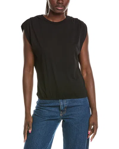 Michael Stars Luca Bubble T Shirt In Black