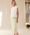 Michael Stars Luca Jersey Bubble Tee In White