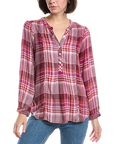 Michael Stars Lucille Shirt In Purple