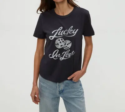 Michael Stars Lucky In Love Tee In Oxd In Multi