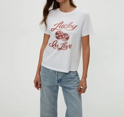 Michael Stars Lucky In Love Tee In White
